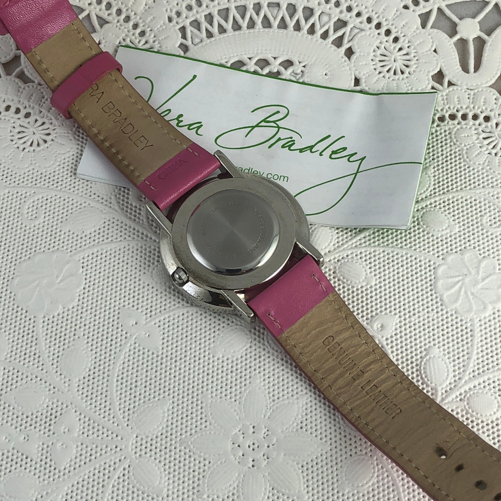 Vera Bradley Watch Tea Garden Breast Cancer Watch - Picture 3 of 7